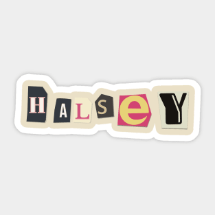 Halsey Sticker